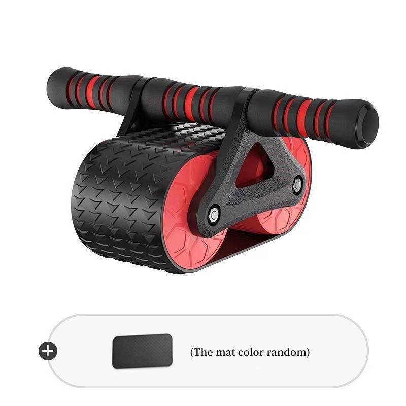Double Wheel Abdominal Exerciser Women Men Automatic Rebound Ab Wheel Roller Waist Trainer Gym Sports Home Exercise Devices - Recomp1