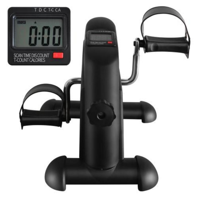 Mini Exercise Bike For Home Rehabilitation Training, With A Maximum Load Of 120 Kg And An Electronic Display And Instep Straps - Recomp1