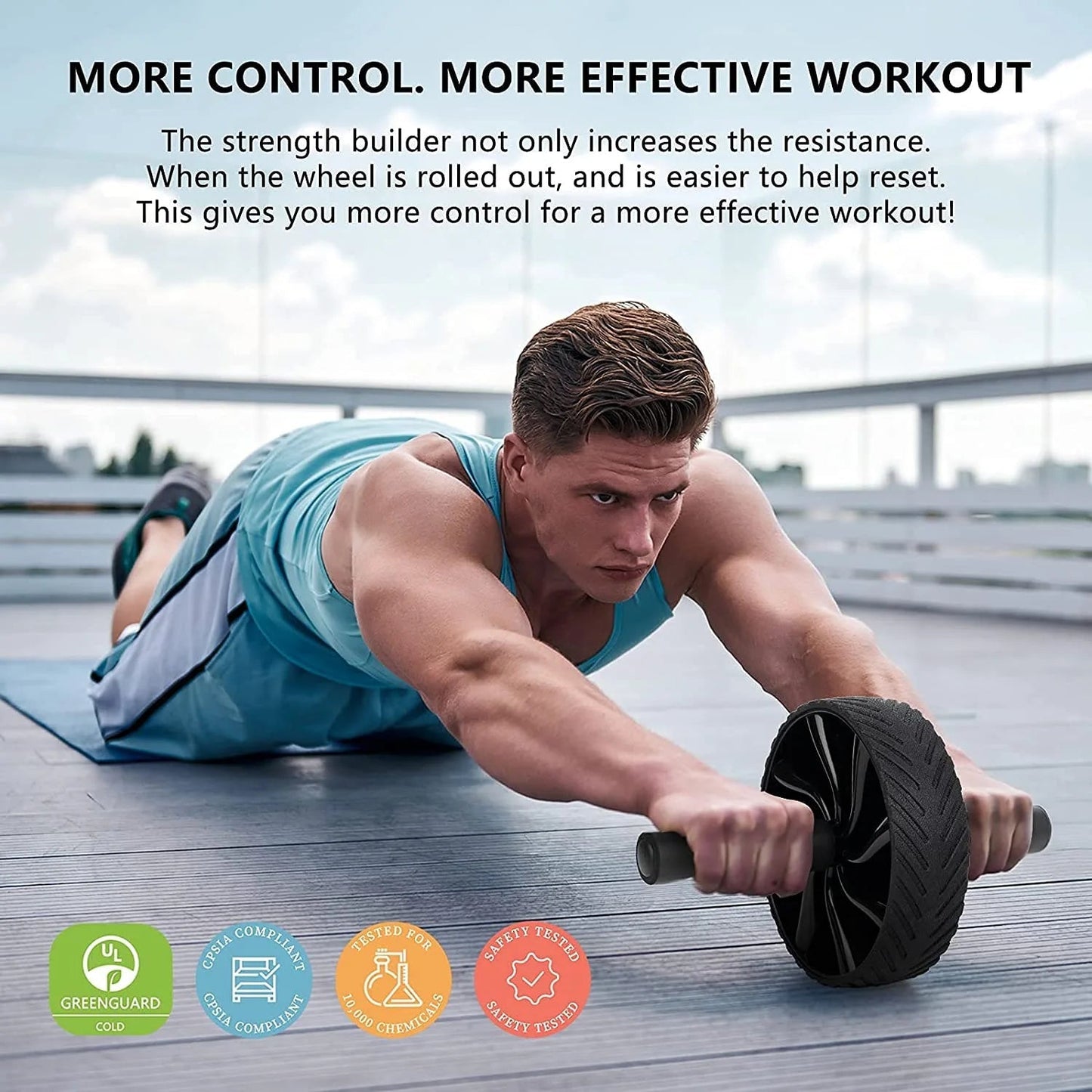 Non Slip Ab Roller Wheel - Recomp1