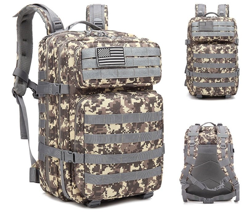 Outdoor Mountaineering Bag Tactical Leisure Bag Army Fan Travel Computer Bag Individual Soldier Package - Recomp1