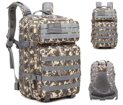 Outdoor Mountaineering Bag Tactical Leisure Bag Army Fan Travel Computer Bag Individual Soldier Package - Recomp1
