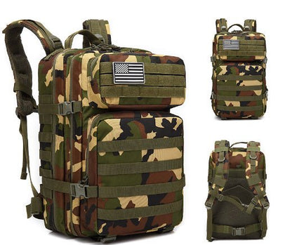 Outdoor Mountaineering Bag Tactical Leisure Bag Army Fan Travel Computer Bag Individual Soldier Package - Recomp1