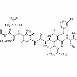 CJC-1275 WITH DAC 2D molecular model